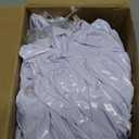 Junkin 36 Pieces 12 Inch Solid White Beach Balls Bulk Inflatable Beach Ball Swimming Pool Party Balls Beach Game Toy for Summer Beach, Pool and Party Favor