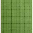 Yellow Mountain Imports Japanese Riichi Mahjong Set - Large White and Green Tiles, Vinyl Case - Includes East Wind Tile, Betting Sticks, and Dice
