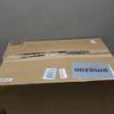 DWR Luxury Down Feather Fibers Comforter Full/Queen, Hotel-Style Fluffy Duvet Insert, Ultra-Soft Cotton Blend Fabric, High Fill Power 46oz Medium Weight for All Season(90x90, White)