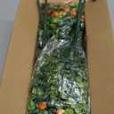 RECUTMS 12 Bundles Artificial Fake Flowers, Faux Outdoor Plastic Plants UV Resistant Shrubs Outside Indoor Decorations,UV Resistant Faux Plastic Plants Garden Porch Window Box (Orange Red)