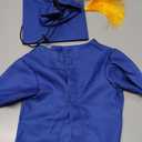 Dog Graduation Cap and Gown 2026 Washable Pet Graduation Costume for Dog Cat Shirt and Hat(Traditional,Royal Blue, Small