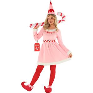 Morph Womens Elf Costume, Christmas Elf Costume, Elves Costumes For Women, Christmas Costumes For Women, Xmas Dress Female (Small)