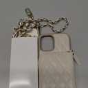 LAMEEKU Compatible with iPhone 16 Case Wallet with Card Holder, RFID Blocking Wrist Strap Crossbody Phone Cover for Women for iPhone 16 6.1" Beige