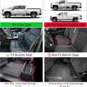 KUST Floor Mats for 2020-2026 Chevy Silverado/GMC Sierra 1500/2500HD/3500HD