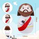 3 x Jesus Plush Doll Christian Gifts - Baptism Gift for Kids, Classic Religious Savior My Friend Jesus Stuffed Doll Toys with Bible Baptism Prayer Gift 10 Inch