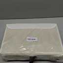 Large Quart Collapsible Stackable Storage Bins with Lids, 3 Packs Beige Linen Fabric Closet Boxes with Lids, Storage Cube Baskets Container Organizers for Bedroom Office(16.6 x 11.7 x 10.8)