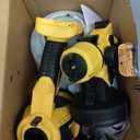 Cordless Paint Sprayer for Dewalt 20V MAX Battery High Power Electric Spray Paint Easy to Clean for Furniture Cabinets House Painting Yellow (Not Include Battery)