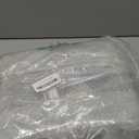 6 Pcs Adhesive Cabinet Door Organizers, 8 Inch Acrylic Wall Mount Organizer Without Drilling, Clear Adhesive Cabinet Door Storage Bins for Kitchen Bathroom Bedroom Living Room