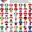 2026 World Cup Soccer Flags Bunting Banner 48 Countries International Country String Flags 48Pcs World Cup Decorations for Sports Themed Parties Olympic Events Outdoor Celebrations Fans Merchandise
