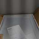 LOAAO 24X30 Inch Brushed Nickel Bathroom Mirror, Rounded Rectangle Silver Metal Frame Mirror, Brushed Nickel, Anti-Rust, Shatter Proof, Hangs Horizontally or Vertically