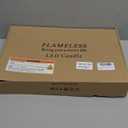 Raycare Flameless Candle with Remote Timer – 9 Flickering Acrylic Battery Operated LED Pillar Candles with Embedded Star String for Christmas, Home Decor