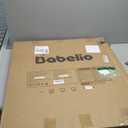 Babelio 29-55 Inch Extra Wide Baby/Dog Gate, PressGuard P7, Metal Auto Close, Pressure Mounted Pet Door for Doorways, NO Need Tools and Drilling, with Wall Cups, White