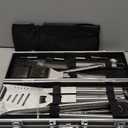 Kaluns Grilling Accessories, Gifts for Men Christmas Grilling Gifts for Dad, Heavy Duty Stainless Steel BBQ Grill Tools Set for Outdoor Grill with Aluminum Case and Apron, Birthday Gifts for Men Dad