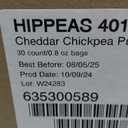 Hippeas Chickpea Puffs, Vegan White Cheddar, 0.8 Ounce (Pack of 30), 3g Protein, 2g Fiber, Vegan, Gluten-Free, Crunchy, Plant Protein Snacks (30 Ounce (Pack of 1))