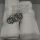 White Linen Pinch Pleated Curtains 84 Inches Long 2 Panels for Living Room Bedroom Snow White Textured Linen Pleated Hooks Rings Back Tab Elegant Luxury Light Filtering Curtain Drapes 84 Inch Length