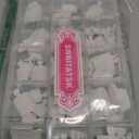 White Toe Nail Press Ons, Press On Toenails for Women, 150pcs White Toe Press On Nails tips, Fake Toenails Acrylic Toe Nail Tips Short Square False Toenails Artificial DIY 15 Sizes