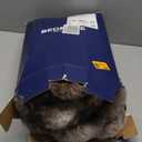 BEDELITE Faux Fur Throw Blanket for Couch, Decorative Tie-Dye Taupe Plush Bubble Blanket - Super Soft & Cozy Fluffy Faux Rabbit Fur Blanket for Women Gift, 60x80 Inches