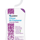 airBOSS Closet Air Freshener, Continuously Releases Fragrance, Lavender Fields, 4 Oz Hanger