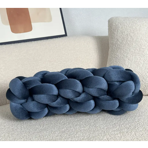 1pc Creative Spandex Twisted Cornrow Cushion, Modern Handmade Home Throw Pillow, Suitable for Bedroom, Sofa, Living Room, Bed, Office