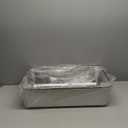 2 Pack Stainless Steel Commercial Bus Tubs Box Tote Box Dishwashing, Utility, Meat Prep Tub (13 L)