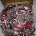 Yuxung Valentine's Day Garland with 30 Fairy Lights 4.5ft Pip Berry Decorative Berry Blossom with Hearts LED Christmas Lights Garland for Valentine's Day Wedding Party