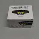 LHKNL Headlamp Flashlight, Lumen Ultra-Light Bright LED Rechargeable Headlight with White Red Light, 2-Pack Waterproof Motion Sensor Head Lamp,8 Modes for Outdoor Camping Running Hiking Fishing (Black)