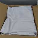 10-Pack White Tablecloths for Rectangle Tables, 60 x 102 Inches, Stain-Resistant Polyester Fabric for 6 Foot Tables - Washable Table Covers for Weddings, Banquets, Birthday, Parties, Events