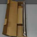 Zeerobee Curtain Rods for Windows 32 to 48, 1 Inch Industrial Wrap Around Curtain Rod, Indoor/Outdoor Room Divider Adjustable Drapery Pole, 32"-48", Brushed Nickel