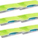 Frescares Replacement Mop Pads Compatible With Shark Vacmop VM252 VM250 VM200 VM190, Reuseable Washable Vacuum Mop Pad Refills (Green)