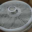 Lasko Oscillating Pedestal Fan - Lasko Fan with Adjustable Height and 3 Cooling Speeds, Portable, 18", White, 1820, 54.5 In. Tall