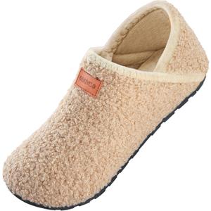 Women's Men's Fuzzy Fur Slippers Casual House Shoes Non Slip Barefoot Slipper Socks Warm Closed Back Indoor Outdoor Shoes