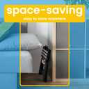 ACSTEP Folding Step Stool 9'' Tall Kids Step Stool Holds Up to 300 lb Plastic Foldable Step Stools for Kids Non-Slip Surface with Carry Handle Collapsible Stool for Home, Outdoor and Indoor(Black) (9 Inch( Pack of 1))