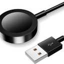 for Apple Watch Charger Magnetic Fast Charging Cable [Portable] Magnetic Wireless Charging Compatible with iWatch Series Ultra/10/9/8/7/6/SE/SE2/5/4-[3.3FT] Black