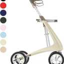 byACRE Carbon Ultralight Rollator Walker - 10.6 lbs Adult Walkers with 4 Wheels and Seat - Lightweight Seated Walkers with Wheels - Foldable Rolling Walker with Seat - Walker for Adults