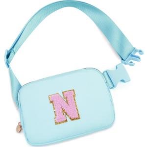4 x Uygafly Birthday Gifts for 4 5 6 7 8 9 10 11 12 13 Year Old Girls,Graduation Gifts for Teens Kids Daughter Sister Her,Fanny Pack Crossbody Bag Belt Bag Cute Trendy Stuff | Blue,N