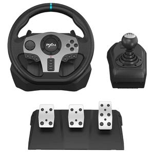 PXN Racing Wheel, V9 Universal Usb Sim Racing 270/900 Degree Gaming Steering Wheel with 3-Pedals and Shifter Bundle for PC, Xbox One, Xbox Series X/S, PS4, PS3, Switch