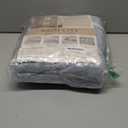 Light Blue Linen Pinch Pleat Curtains 105 Inches Long 50 Wide Per Panel Pleated Semi Sheer Textured Drapes Hooks Back Tab Coastal Modern Light Filtering Curtain 2 Panels Set