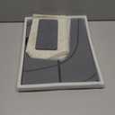 Large Stone Dish Drying Mat for Kitchen Counter, 2 PCS Quick Dry Stone Mats, Foldable Water Absorbing Diatomaceous Earth Drying Dishes Pad for Countertop Bottle Utensil Cup(Carved Gray 24"x16"&8"x4")