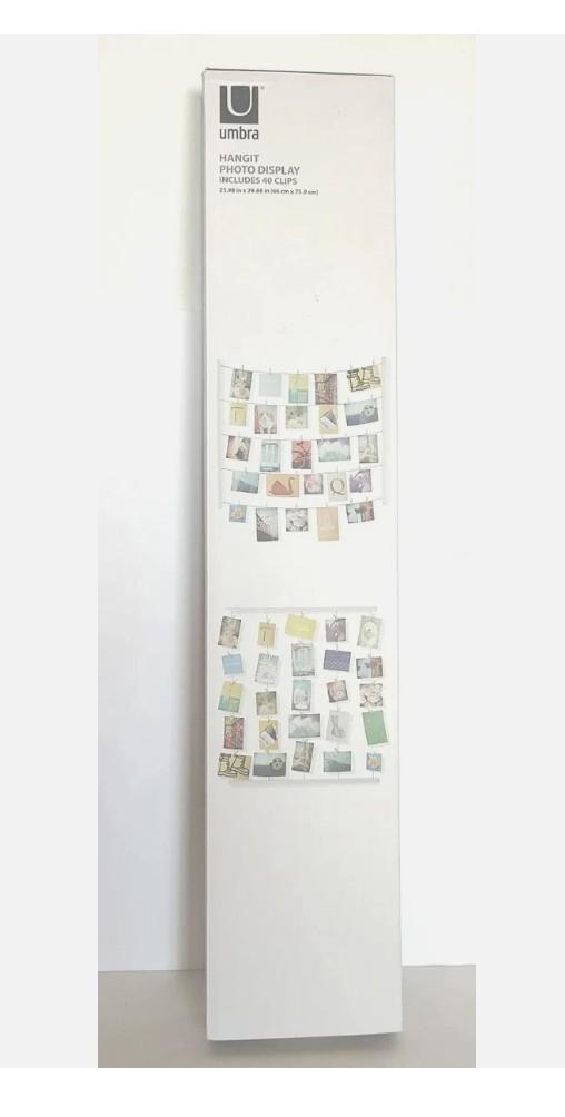 Umbra 315000 Hangit 26"W MDF Picture Holder - White