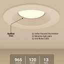 Sunco 12 Pack 6 Inch LED Recessed Light, Retrofit Downlight Can Lights for Ceiling, Baffle Trim, 1050 LM, 13W (75W Equivalent), Selectable CCT 2700K/3000K/3500K/4000K/5000K, Dimmable, Damp Rated UL