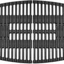 Cooking Grates for Weber Q100, Q1000, Q120, Q1200, Q1400 Series Gas Grill, 50060301, 386000, 50060001, 51010001, 51060001, Cast Iron Grill Grates Replacement for Weber 7644