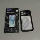 Lanhiem Magnetic for iPhone 17 Pro Max Case, IP68 Waterproof Dustproof, Built-in Screen Protector [Compatible with Magsafe] Heavy Duty Rugged Cover Full Body Phone Case, 6.9 inch, Black