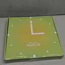 HZDHCLH Wall Clocks Battery Operated,Wall Clock Green Gold,12 inch Wall Clock Silent Non Ticking Modern 3D Numbers for Kitchen Bedroom Living Room Office Classroom Decor