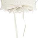 Allegra K Womens Lace Wide Waist Belt Wrap Around Obi Corset Cinch Belts Bowknot