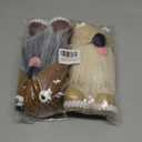 Mailin 2Pcs Dog Gnomes Puppy Doll Gnomes Plush Handmade Scandinavian Swedish Tomte Ornament Gnome Decorations for Home Tiered Tray Dcor