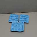 3Pcs Titanic and Iceberg Ice Cube Trays, Titanic Film Theme Ice Maker Chocolate Candy Soap Crayon Wax Melt Making Mold (Set of 3)