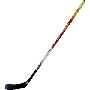 Franklin Sports Street Hockey Sticks - Ambush Junior Street Hockey Stick - Wood and Fiberglass Shaft - ABS Blade - One Piece Stick - 46", 52", 58"