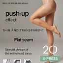 Conte High Waist Control Top Push Up Shaping Sheer Pantyhose Tights X-Press 20 Den