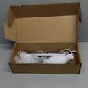 LED Desk Lamp with Clamp, 32" Architect Swing Arm Desk Lamp, Dimmable 5 Color Modes & 10 Brightness Task Light, Flexible Gooseneck Clipon Table Lamps for Home Office Reading Nail Study Work, White