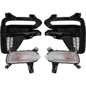 4Pcs DRL Fog Light Compatible with Forte 2019 2020 Daytime Running Lights Fog Lamp w/Bezel and Bulbs Turn Signal Left and Right Side KI1039135 KI1039135 4Pcs DRL Fog Light Compatible with Forte 2019 2020 Daytime Running Lights Fog Lamp w/Bezel and Bulbs Turn Signal Left and Right Side KI1039135 KI1039135